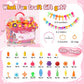 Atoymut 600Pcs Pop Beads, Jewelry Making Kits for Toddlers, Arts and Crafts Supplies for Kids Ages 4-8, Necklace, Bracelet, Ring, Creative DIY Toys