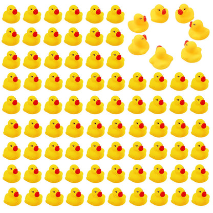 60PCS Rubber Duck - Bath Toys - Pool Toys - Mini Ducks Bulk for Kids Baby Shower Decorations Birthday Party Favors Gift Classroom Summer Beach Pool