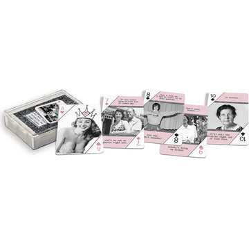 Primitives by Kathy Trash Talk Vintage Playing Cards - Classic, Party Game - Retro Humor - Unique Sentiments on Both Sides - Adults 13+