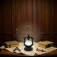 2Pcs Black Dollhouse Decoration Accessories, 1:12 Dollhouse Miniature Scene Model Hurricane Lantern Play Toy, Décor, Dollhouse Accessories (23 x 43