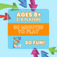 Point Games High-Lo Card Games for Families, Adults & Kids, Family Game Night Fun of Highs & Lows for All Ages, Durable Playing Cards, 2-8 Players