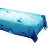 Cheerland Under the Sea Party Tablecloth Fabric Ocean Theme Birthday Decorations for Kids Adults Sea Party Supplies Turtles Jellyfish Coral Mermaid