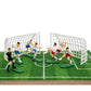 14PCS Soccer Cake Topper Decorations Set with Soccer Ball Cupcake Toppers and Player Figures for Soccer Birthday Party Sport Theme Supplies