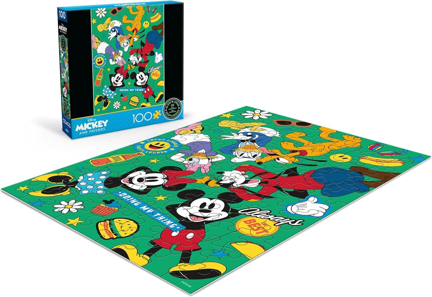 Ceaco - Disney Mickey and Friends - 100 Piece Puzzle for Kids Ages 6-8