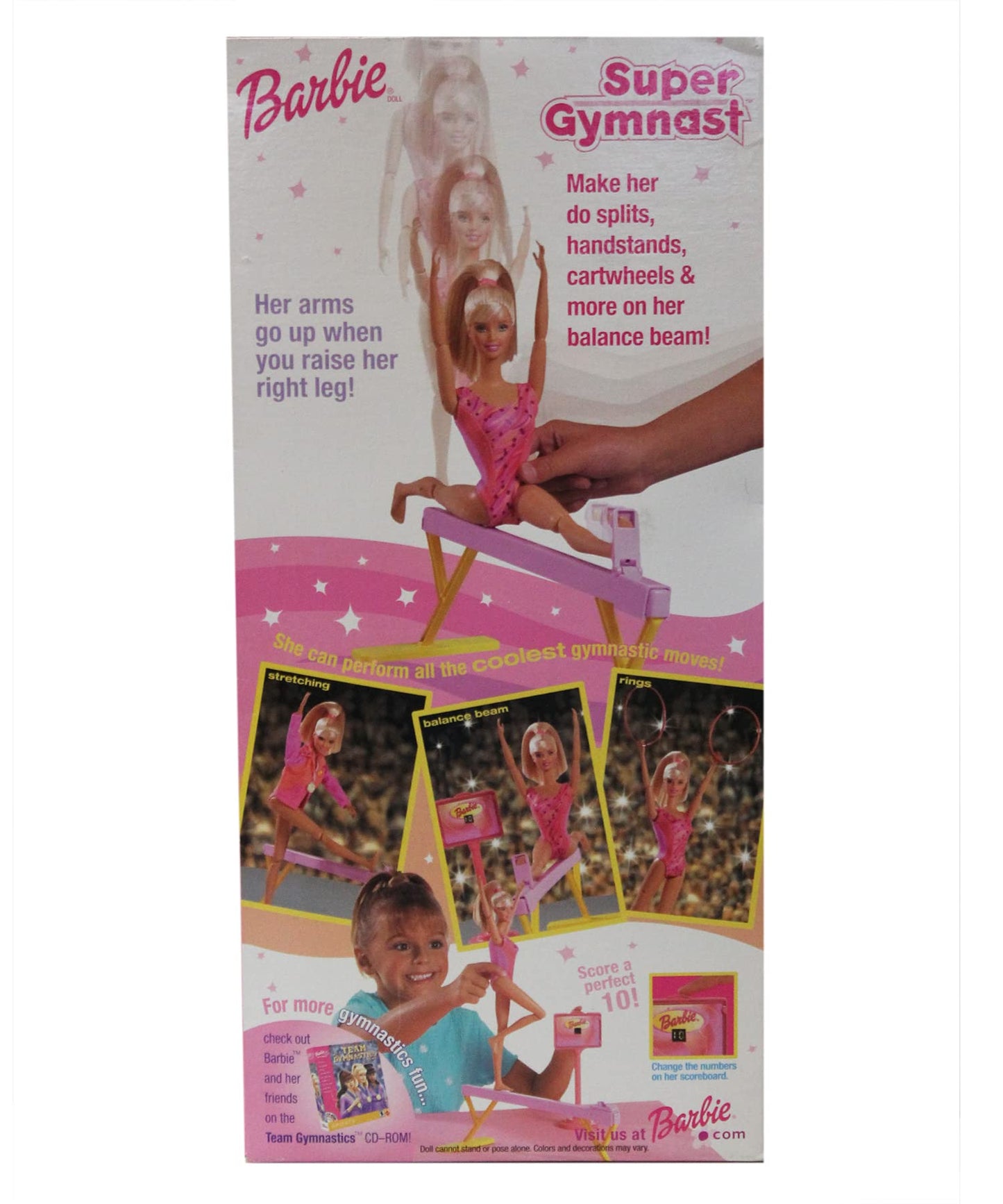 Barbie Girl Super Gymnast Play set