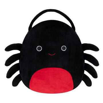 Squishmallows Original Bella The Spider Treat Pail - Official Jazwares Halloween Accessory