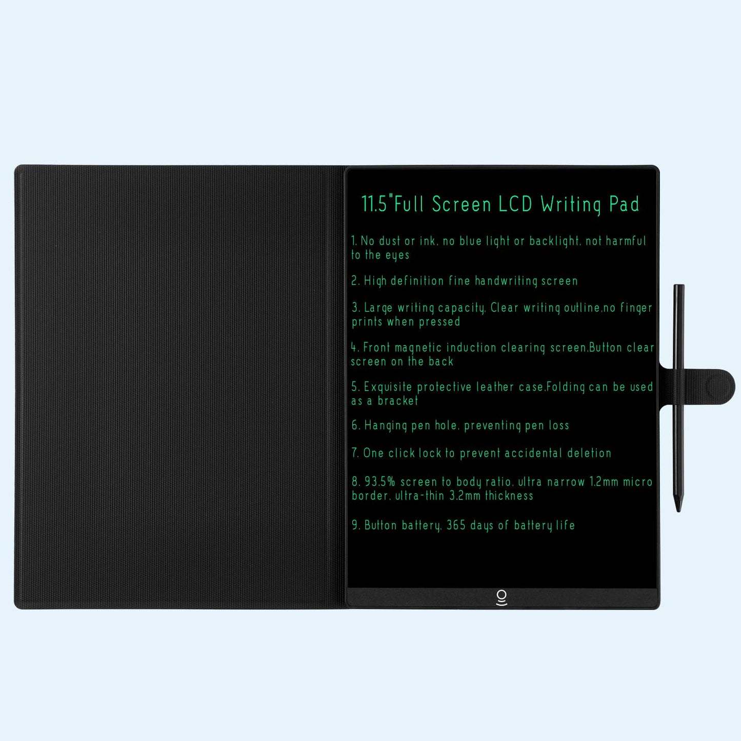 11.5in Erasable Writing Tablet for Drafting, Taking Notes and Leaving Message, Superfine Line Design Precise Sketching Writing Board Drawing Pad
