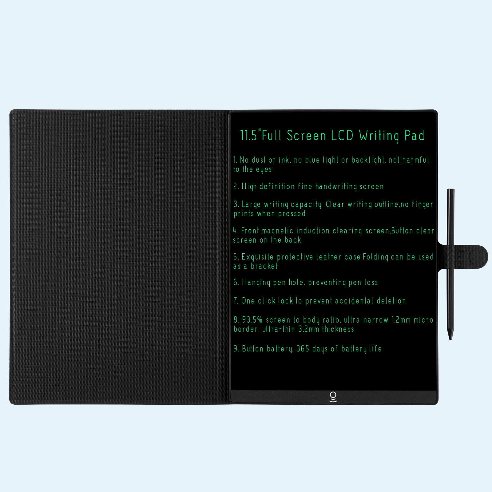 11.5in Erasable Writing Tablet for Drafting, Taking Notes and Leaving Message, Superfine Line Design Precise Sketching Writing Board Drawing Pad