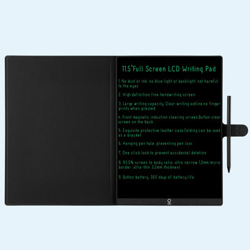 11.5in Erasable Writing Tablet for Drafting, Taking Notes and Leaving Message, Superfine Line Design Precise Sketching Writing Board Drawing Pad
