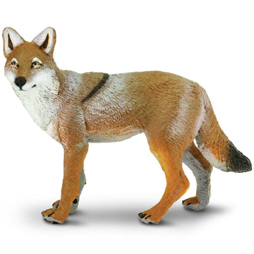 Safari Ltd. Coyote Figurine - Lifelike 3.75" Model Figure - Educational Toy for Boys, Girls, and Kids Ages 1+