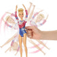 Barbie Careers Playset, Blonde Gymnast Doll with Balance Beam, Twirling Toy & 15+ Accessories Including Clothes, Hoops, Trophy & More