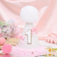 WUTKYAX Pink Bow 1st Birthday Hat - Little Princess First Birthday Decorations,White Cone Hat with Bow,Birthday Cake Smash Party Photo Props,Sweet One
