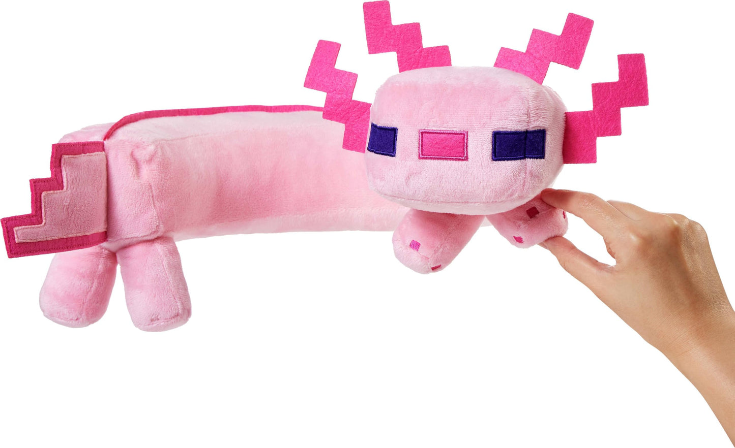 Mattel Minecraft Axolotl Neck Pillow, Plush Toy