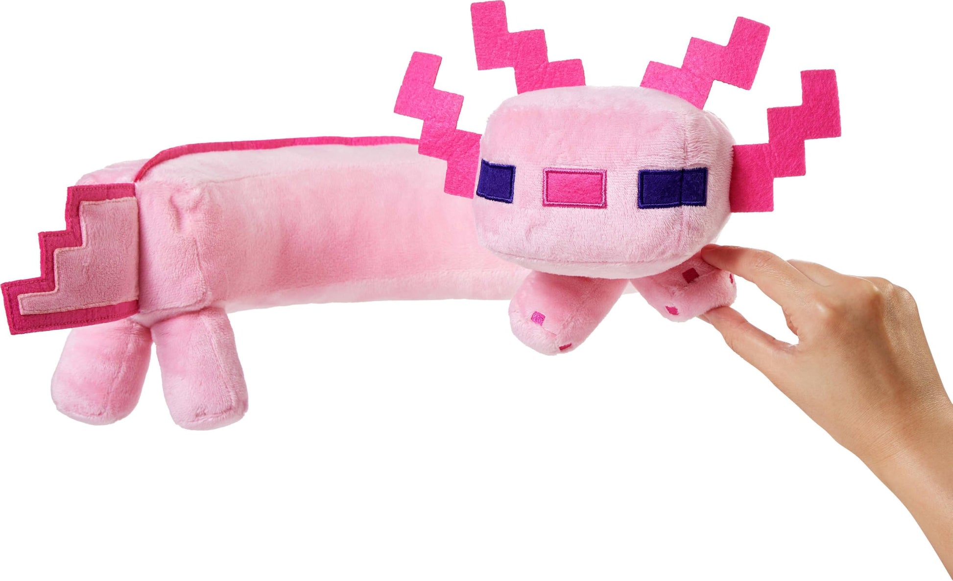 Mattel Minecraft Axolotl Neck Pillow, Plush Toy