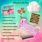 Make Your Own Unicorn Pillow Kit Arts and Crafts for Girls (No Sew), DIY Unicorn Craft Girl Ages 3 4 5 6 7 8 9 10 Years Old, Gifts for Kids, Birthday