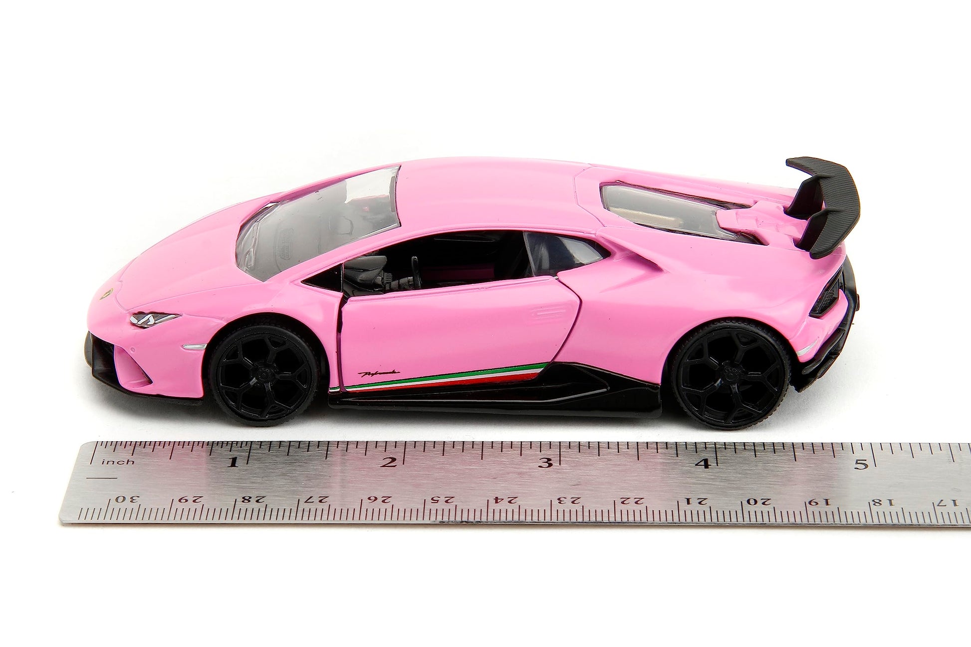 Jada Pink Slips 1:32 W1 Lamborghini Huracán Performante Die-Cast Car, Toys for Kids and Adults(Glossy Pink)