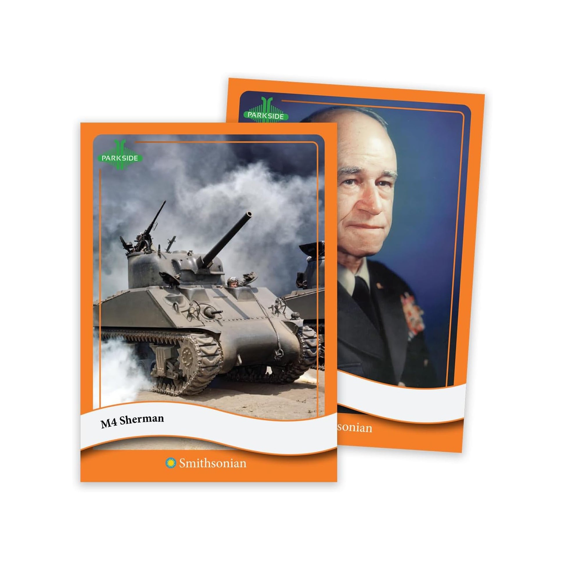 Parkside Curiosity Cards - Allies of WWII Collectible Trading Cards - 50 War History Flashcards - Smithsonian World War 2 Educational Flash Cards for