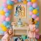 Beaumode Blue Dog Daisy Balloon Arch Garland Kit for Girls Wackadoo I'm Two Birthday Puppy Pawty Blue Dog Party Bingo Birthday Daisy Flower Groovy