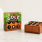 BSIRI Wooden Board Games Educational Sets Classic for Coffee Table or Home Decor and Living Room Decor Rustic Golf Game (Gopher Holes) Made by Wooden