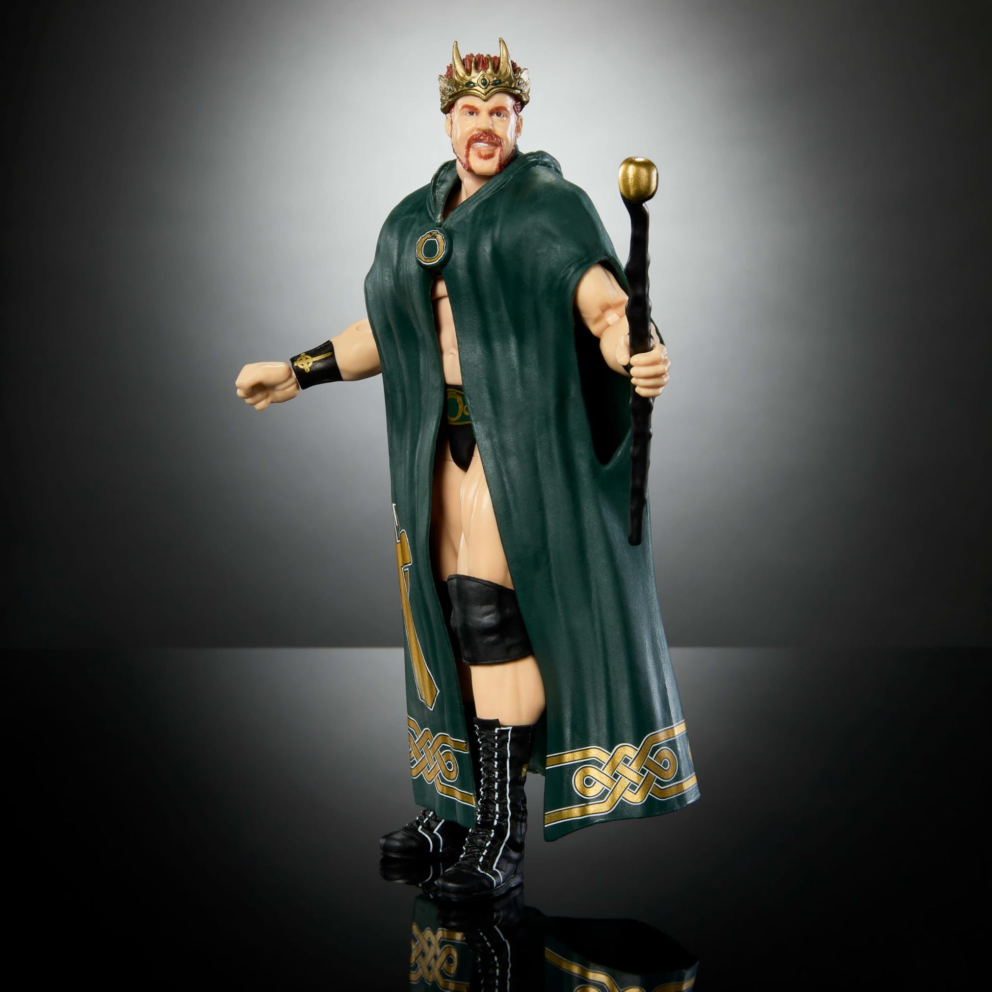 Mattel WWE Elite Action Figure & Accessories, Greatest Hits 2025, 6-inch Collectible King Sheamus with 25 Articulation Points & Swappable Hands