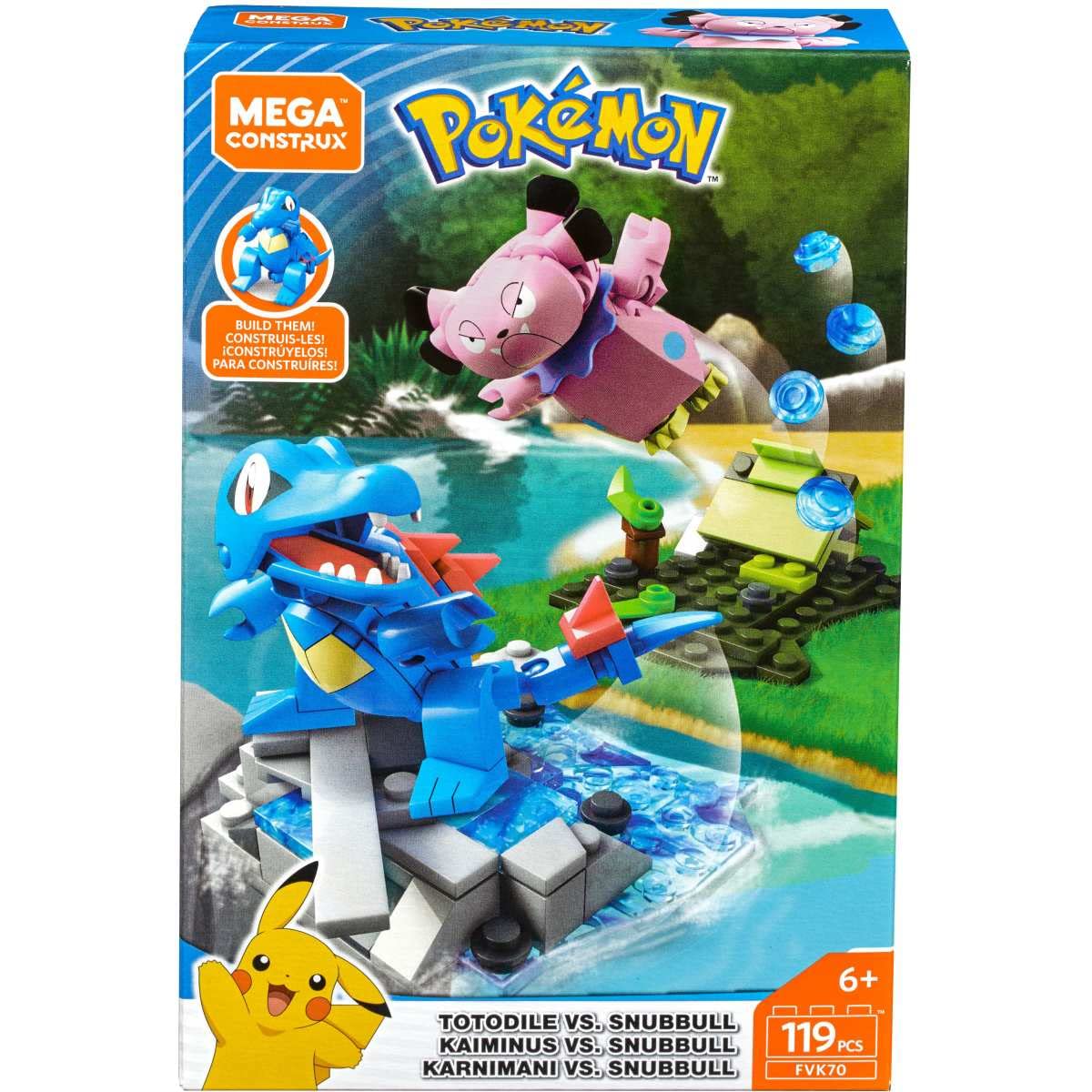 Mega Construx Pokémon Squirtle vs. Charmander