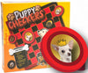 Puppy Checkers Board Game for Kids 8-12 and 4-8 with 56 Adhesive Dog Stickers - Fun Learning Game for Game Night | Great for Grandkids