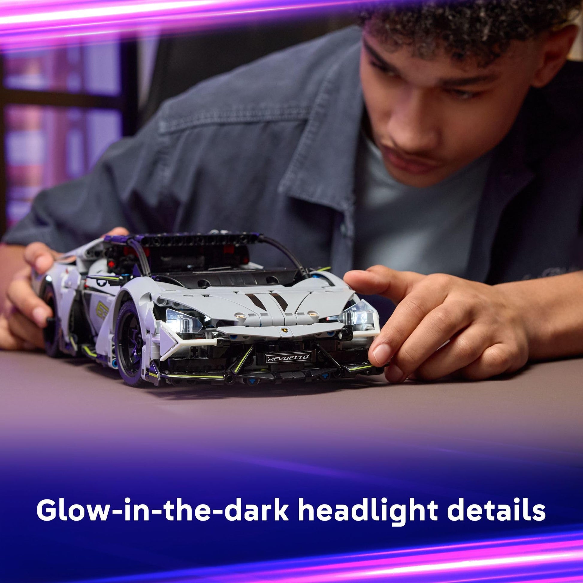 LEGO Technic Lamborghini Revuelto Super Sports Car Toy - Building Set for Girls & Boys - Lamborghini Model Kit for Kids, Ages 10+ - Makes a Great Gift