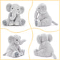 Toys Studio 19.6 Inch Stuffed Elephant Giant Plush Grey Elephant Stuffed Animal for Kids Girls Birthday Gifts Christmas Valentine's Day Mother's Day