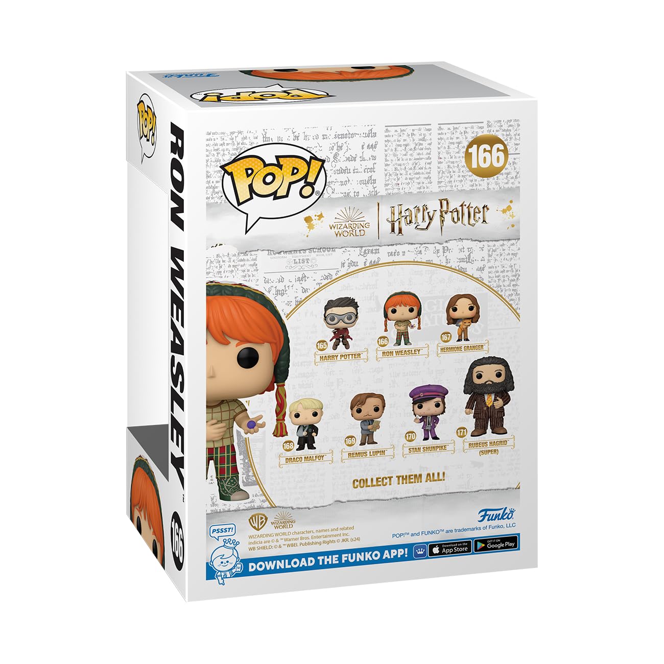 Funko POP! Movies: Harry Potter Prisoner of Azkaban - Ron Weasley with Candy - Collectable Vinyl Figure - Gift Idea - Official Merchandise - for Kids