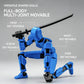 Titan 13 Action Figure, Assembly Completed 3D Printed Action Figure, Multi-Jointed Movable Dummy Robot, Articulated Desktop Toy for Collectors