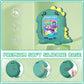 BEARDDO Silicone Case Compatible with Tamagotchi Uni Case, Cute Cartoon Green Dinosaur Virtual Pet Game Machine Protector Cover for Tamagotchi Uni