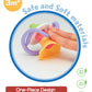 BaBeloved Flower Whistle Baby Teething Toys Multiple Sensory Montessori Baby Teether Toys Soft Food-Grade Teethers for Babies Blow Sound Teething