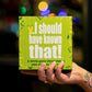 I should have known that! - A Trivia Game About Things You Oughta Know, Green