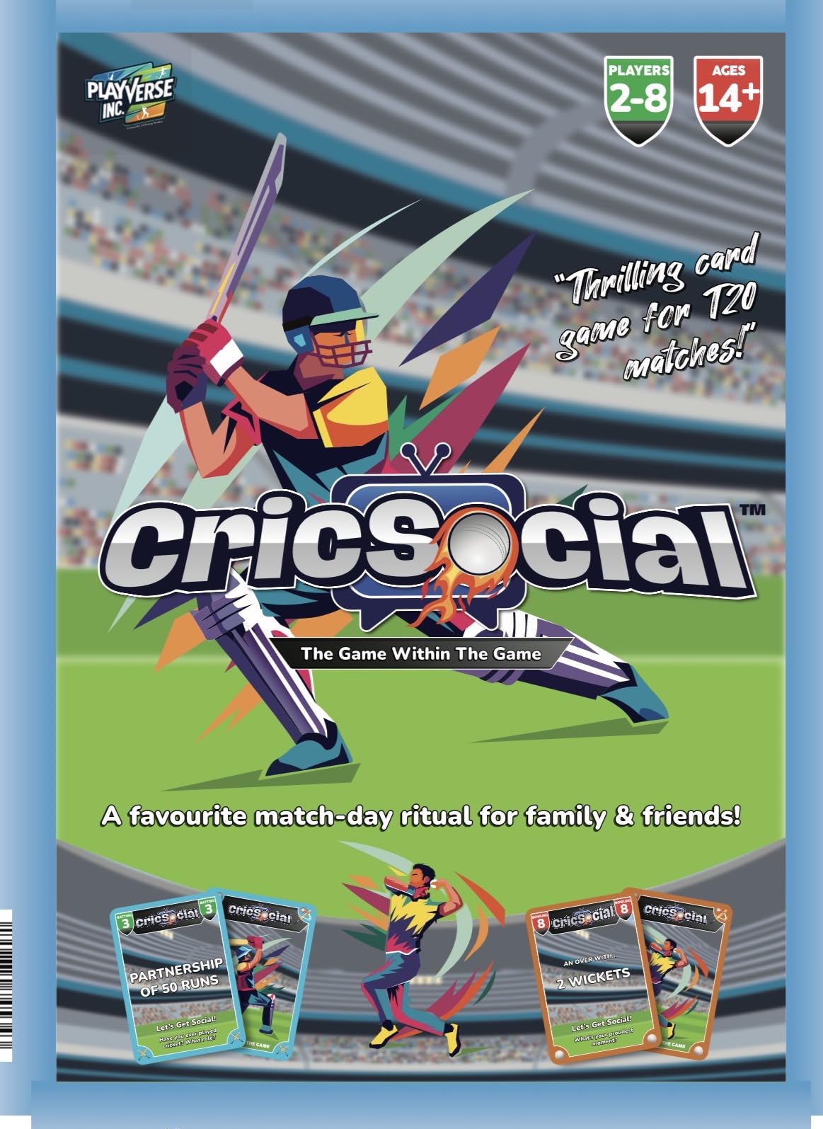 CricSocial™ - The Ultimate Cricket-Based Card Game