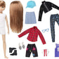 Creatable World Deluxe Character Kit Customizable Doll, Copper Straight Hair