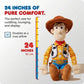 Jay Franco Kids Toy Story Plush Pillow Buddy - Large Ultra-Soft Stuffed Plushie & Cozy Pillow, Official Licensed Product, 24 Inches, Multi - Toy Story