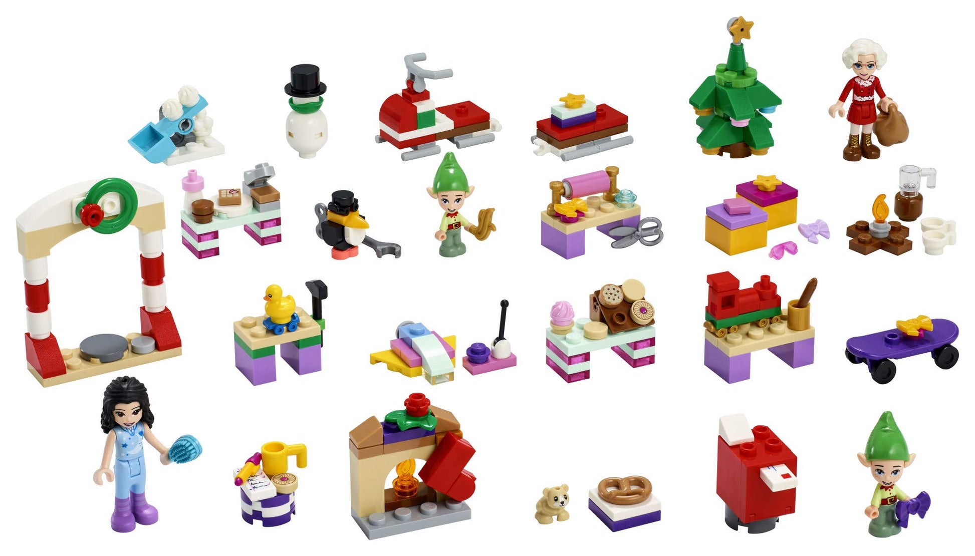 LEGO Friends 2020 Advent Calendar 41420, Kids Advent Calendar with Toys; Makes a Great Holiday Treat for Children who Love Toy Advent Calendars and