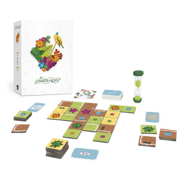 Sit Down! Gardeners - Sit Down! Tile-Placement Game, Arrange As Many Gardens As Possible, Simultaneous Cooperative Game, Play Solo Mode Or with Up