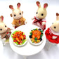 Dollhouse Miniature Roasted Turkey Food Set (2pcs) - Realistic Tiny Food Accessories for Dollhouse Collectibles