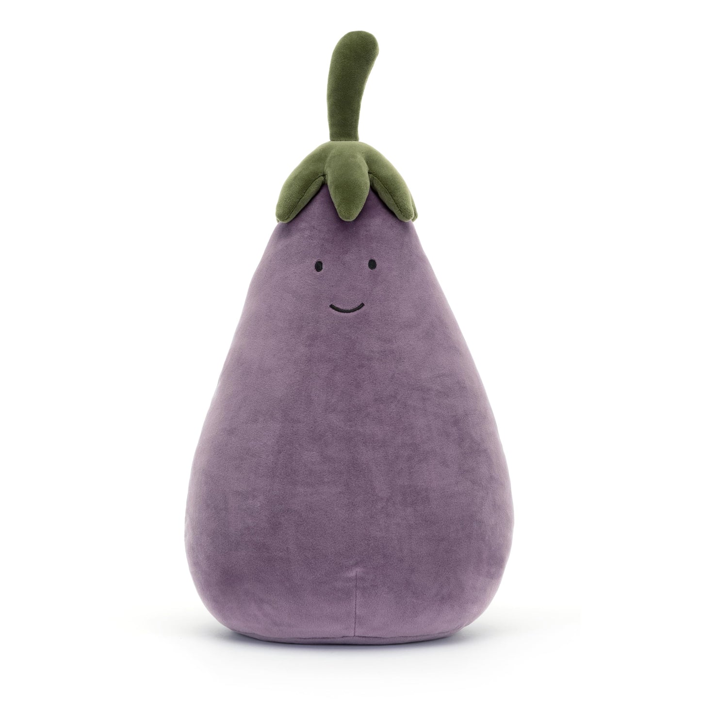 Jellycat Vivacious Vegetable Aubergine - Eggplant Plush Stuffed Toy, Large 15.5 inches - Vegetable Plush - Great Gift Idea