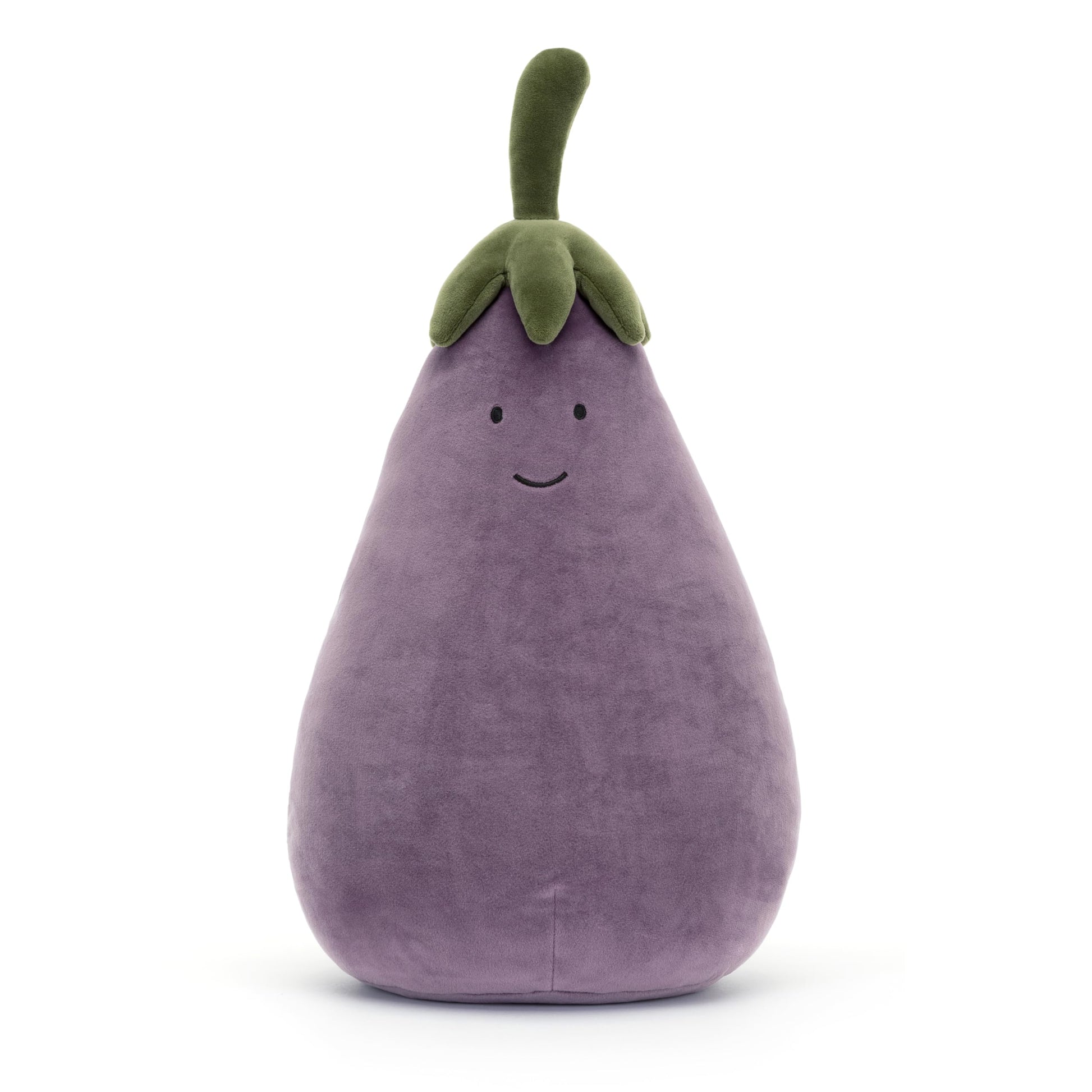 Jellycat Vivacious Vegetable Aubergine - Eggplant Plush Stuffed Toy, Large 15.5 inches - Vegetable Plush - Great Gift Idea