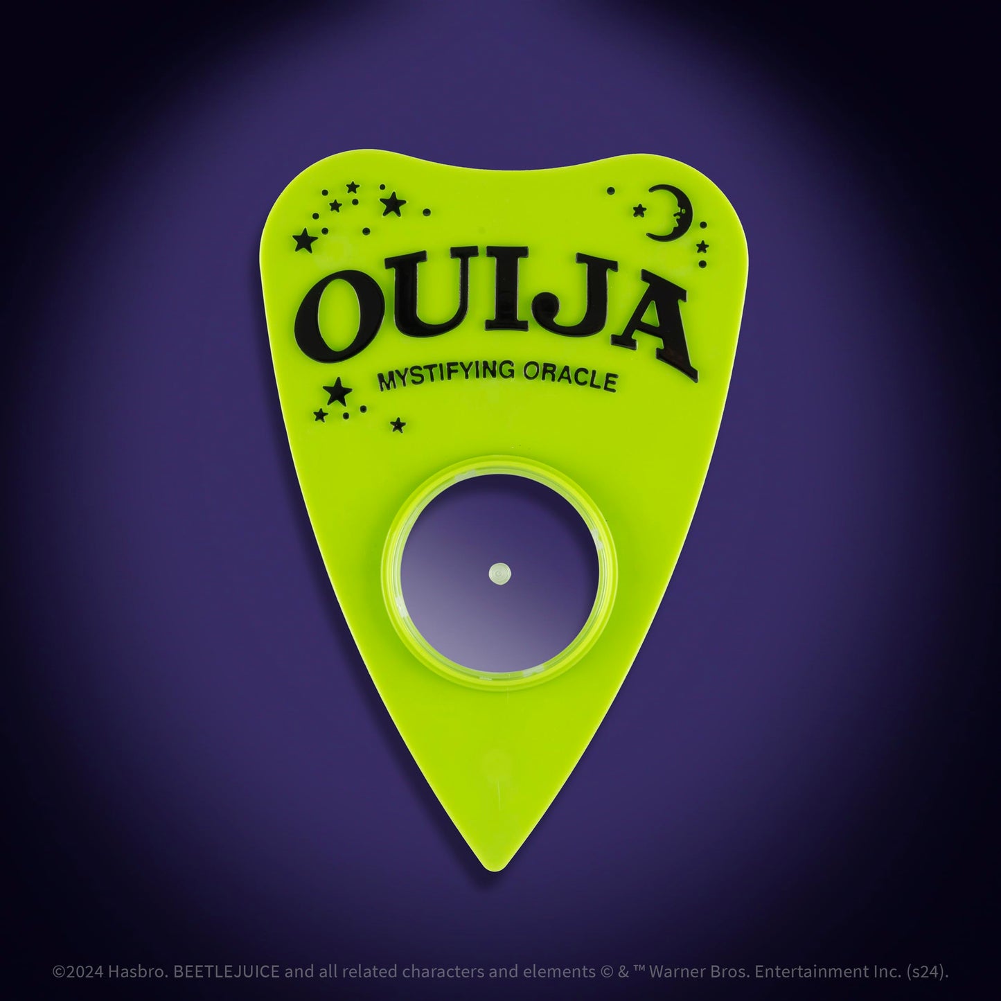 Ouija: Beetlejuice, Inspired by Tim Burton’s Cult Classic Movie, Collectible Classic Ouija Board Game with Green Planchette, Officially Licensed