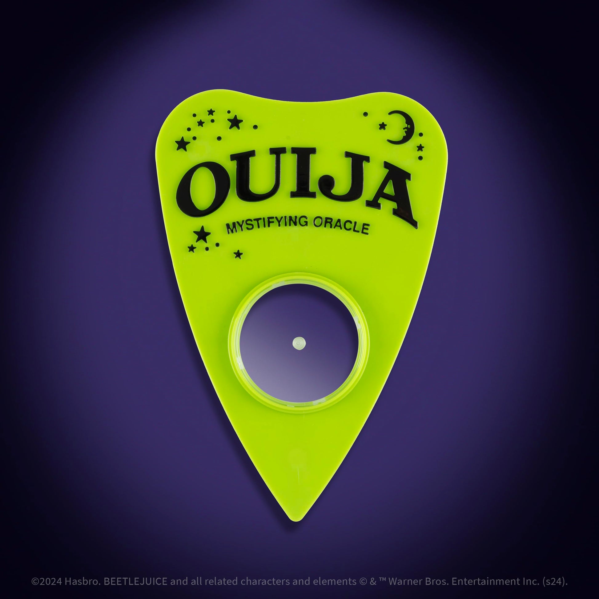 Ouija: Beetlejuice, Inspired by Tim Burton’s Cult Classic Movie, Collectible Classic Ouija Board Game with Green Planchette, Officially Licensed