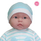 Soft and Cuddly 20" Huggable Baby Doll Play Set | JC Toys - Lots to Cuddle Babies | Blue | Ages 2+ | Caucasian