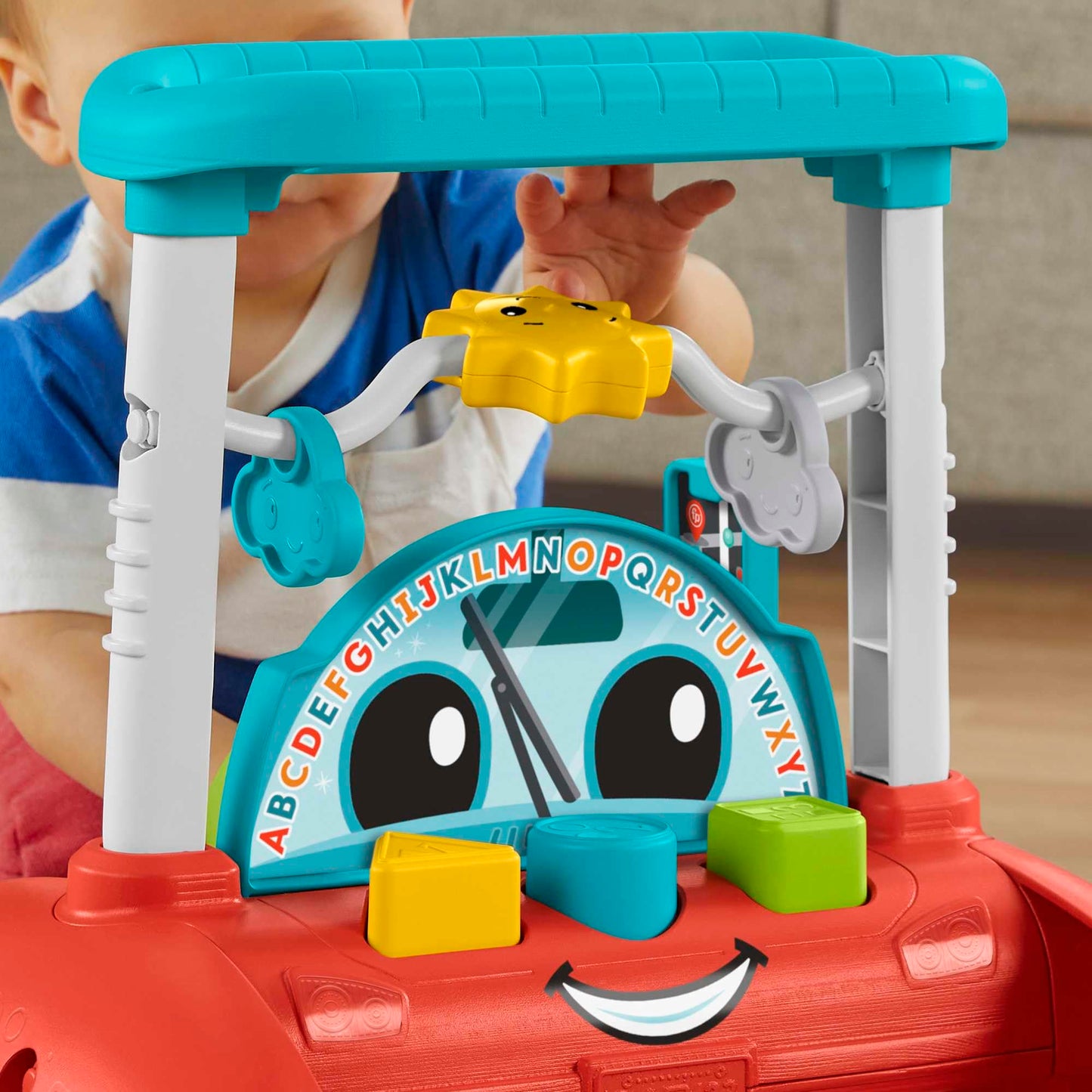 Fisher-Price 2 Sided Steady Panda Walker, Version: Dutch; English, UK; French; German; Italian; Spanish, Castilian, HJY73