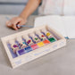 Melissa & Doug Wooden Toy Handle Stamp Set Arts and Crafts Stamp Sets and Stencils 3+ Gift for Boy or Girl