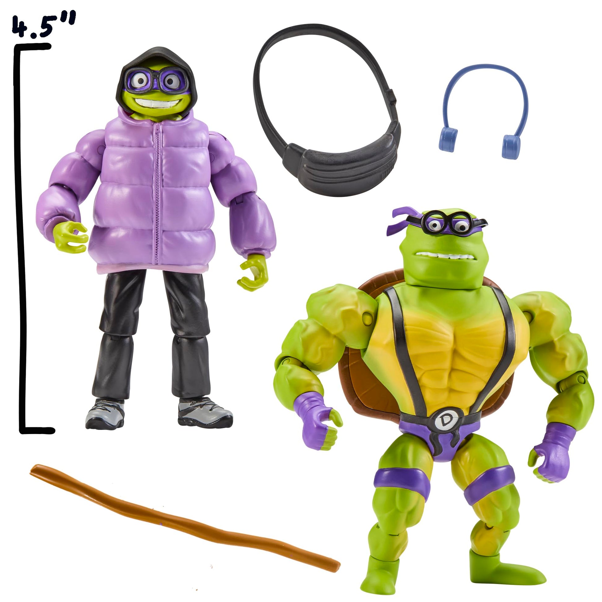 Teenage Mutant Ninja Turtles Donatello and Danny Theatrical Short Figure 2-Pack by Playmates Toys