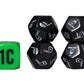 Random Club Dice On-Course Golf Dice Game - Fun Golf Dice Games Challenge for Golfers and Friends - Portable Dice Games On-Course Play - Includes 4