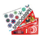 Spirograph Retro Deluxe Set - Arts and Crafts, Kids Toys, Art Supplies, Craft Supplies, Drawing Kit, Spiral Art, Reproduction of Classic Gear Design