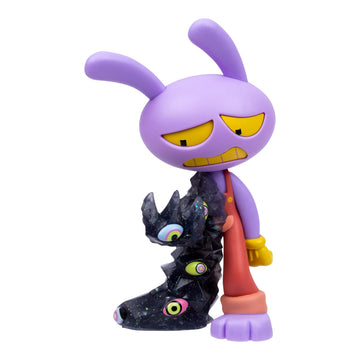 Amazing Digital Circus Jax, Abstracted Collection, Quality 4"/10.1 cm Boxed Collectible Vinyl Figure with Collector Card, 4 to Collect: Pomni, Caine